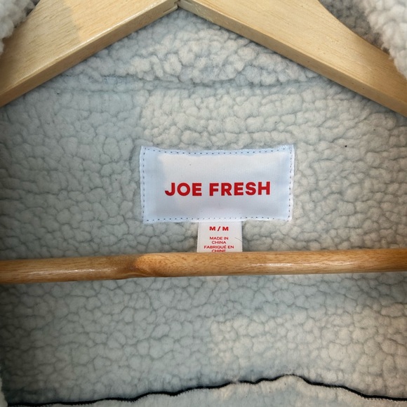 Black and White Shearling Jacket - Picture 2 of 5